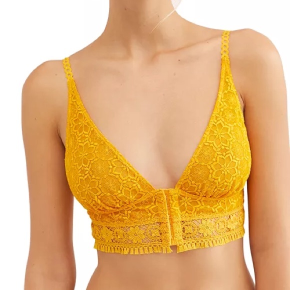 Free People Ella Soft Lace Longline Bralette - Picture 4 of 4